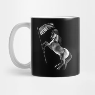 Horses are the Soldiers of Pets (light) Mug